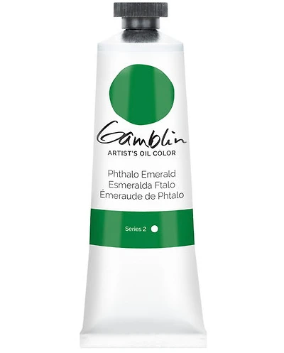 Huile émeraude phtalo - 37ml série 2