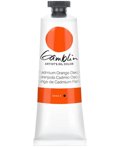 Huile orange cadmium foncé - 37ml série 4