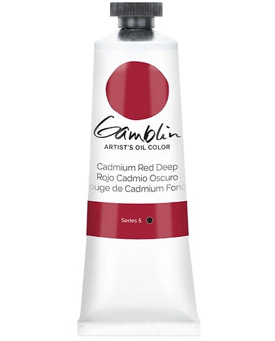 Huile rouge cadmium foncé - 37ml série 5