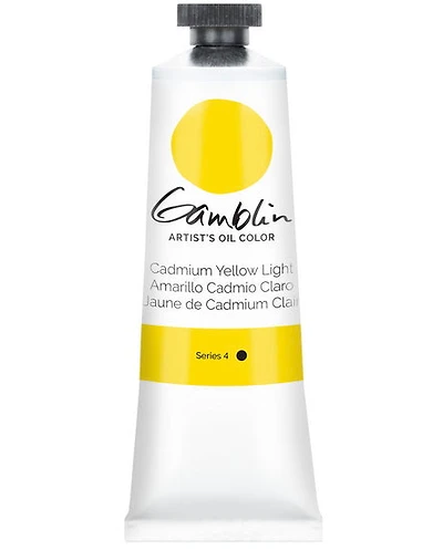 Huile jaune cadmium pâle - 37ml série 4