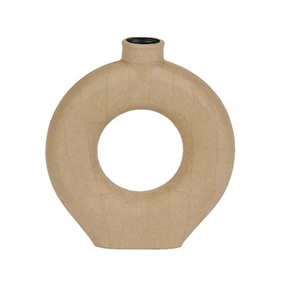 Papier-Mâché Ring Vase
