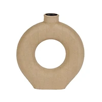 Vase anneau en papier mâché