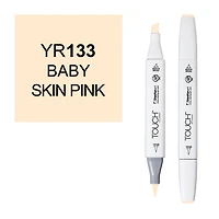 Marqueur touch pointe pinceau rose bébé