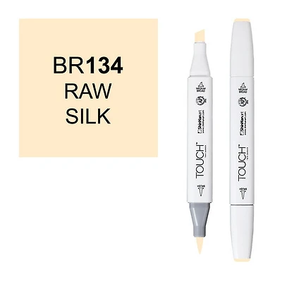 Marqueur touch pointe pinceau soie brute