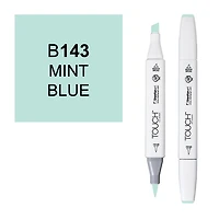 Marqueur touch pointe pinceau bleu menthe