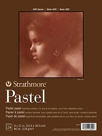 Bloc papier pastel - 9x12po (24f)