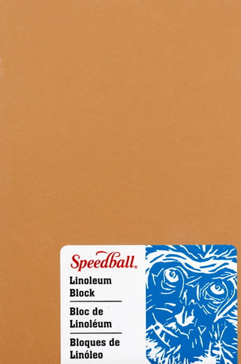 Bloc linoléum monté - 4x6po