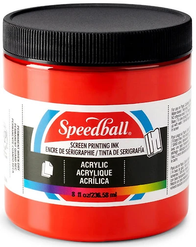 Encre sérigraphie - rouge moyen