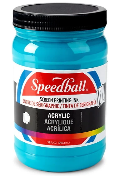 Encre sérigraphie - bleu paon