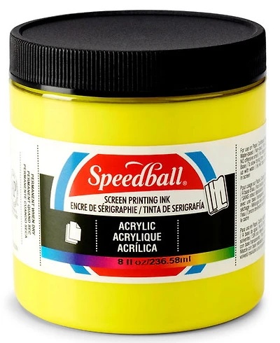 Screen printing ink - process yellow - 8oz