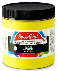 Screen printing ink - process yellow - 8oz