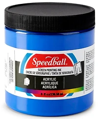 Encre sérigraphie - bleu ultra - 8oz