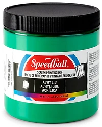 Encre sérigraphie - vert emeraude - 8oz