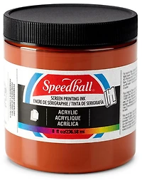 Encre sérigraphie - brun - 8oz