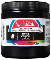 Encre sérigraphie - noir - 8oz