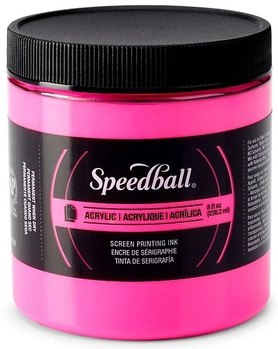 Encre sérigraphie - magenta fluo - 8oz