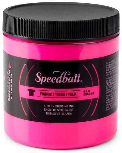 Encre sérigraphie - textile - magenta fluo - 8oz