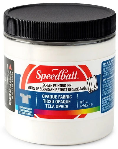 Encre sérigraphie - textile opaque - blanc perle - 8oz