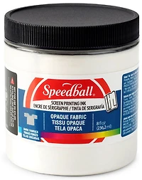 Encre sérigraphie - textile opaque - blanc perle - 8oz
