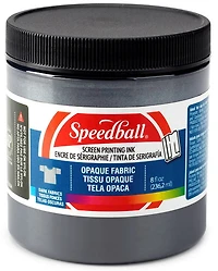 Encre sérigraphie - textile opaque - noir perle - 8oz