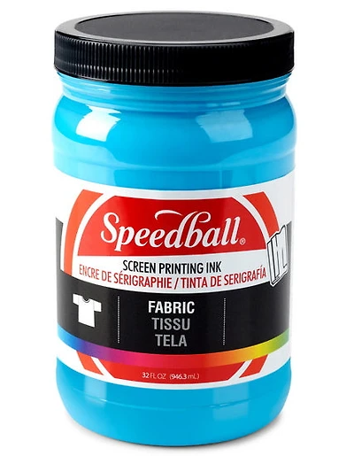 Screen printing ink - textile - peacock blue - 32oz
