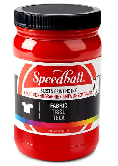 Encre sérigraphie - textile - rouge - 32oz