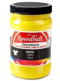 Screen printing ink - textile - yellow - 32oz