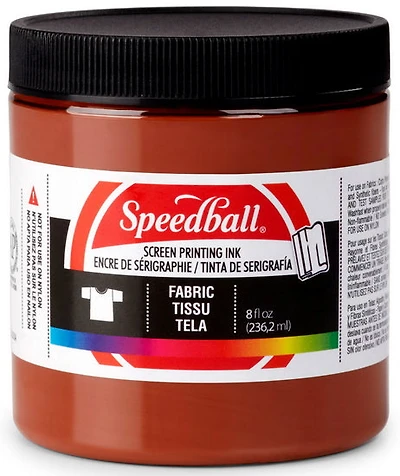 Encre sérigraphie - textile - brun - 8oz