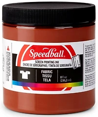 Encre sérigraphie - textile - brun - 8oz