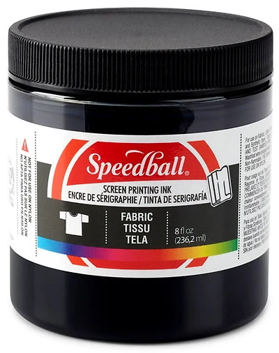 Screen printing ink - textile - black - 8oz