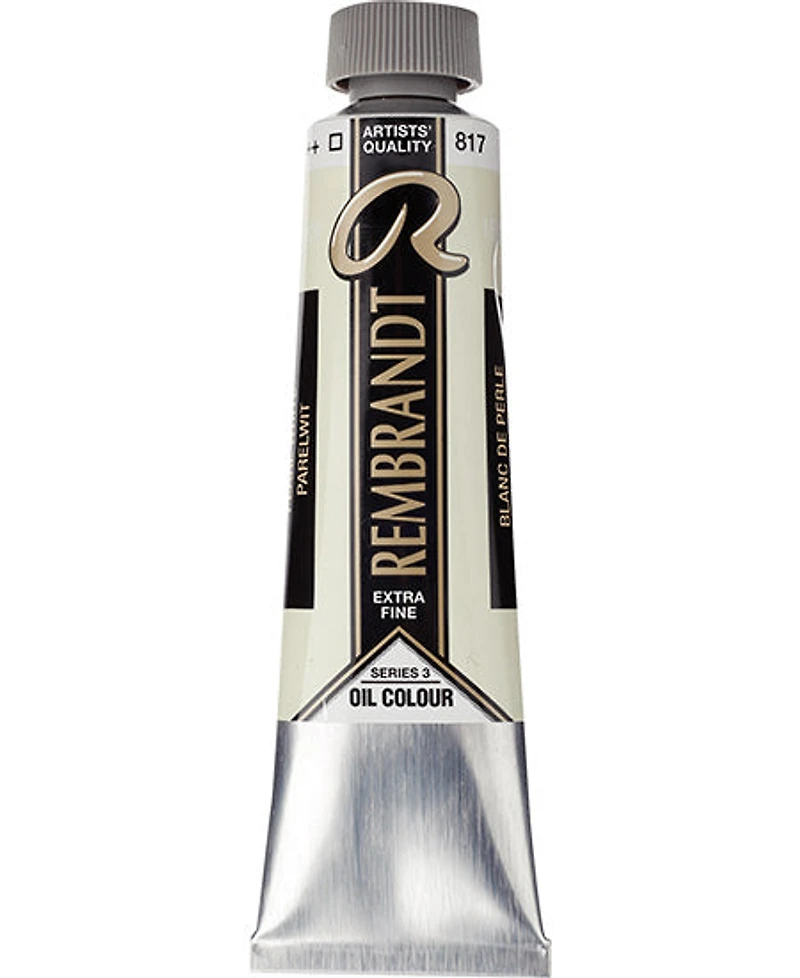 Huile rembrandt blanc nacré 40ml - série 3