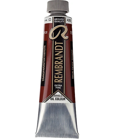 Huile rembrandt  brun oxyde transparent - 40ml série 3