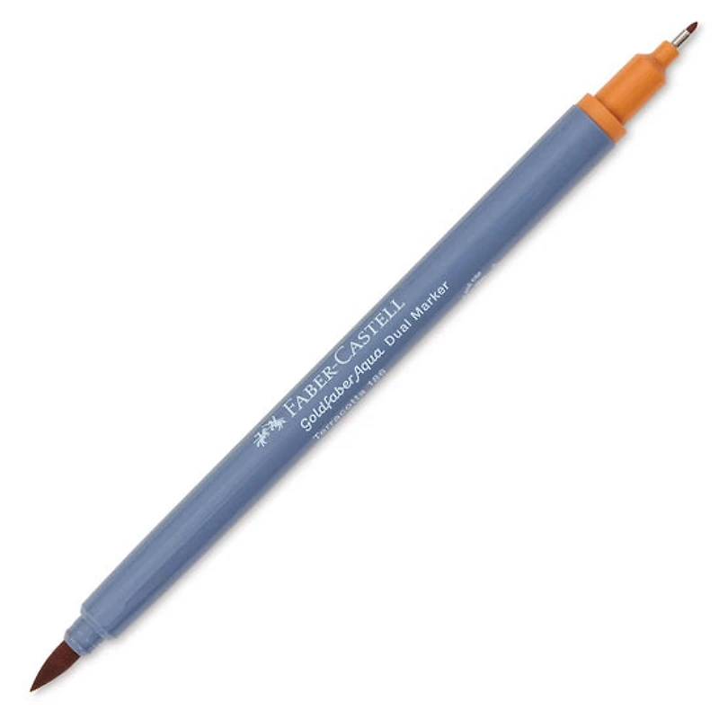 Marqueur double pointe goldfaber terracotta