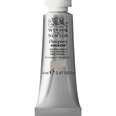 Gouache designer - 14ml - gris neutre 3 - s1