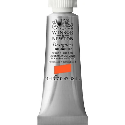 Gouache designer - 14ml - laque orange foncé - s1