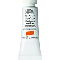 Gouache designer - 14ml - laque orange clair - s1