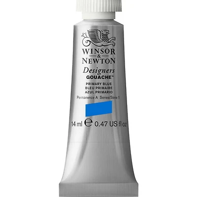 Gouache designer - 14ml - bleu primaire - s1