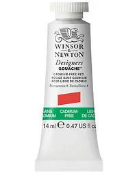 Gouache designer - 14ml - rouge sans cadmium - s4