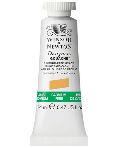 Gouache designer - 14ml - jaune sans cadmium - s4