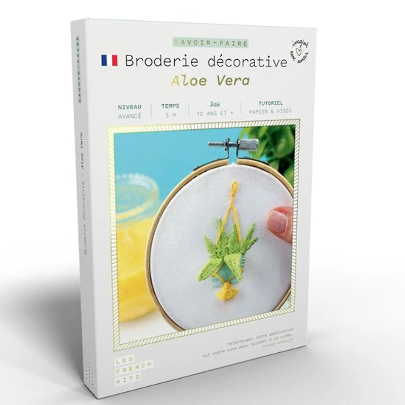 Decorative Embroidery Kit - "Aloe Vera"