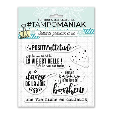 Planche de tampons transparents