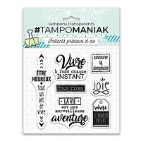 Transparent Stamps - Vivre l’instant, French Ed.