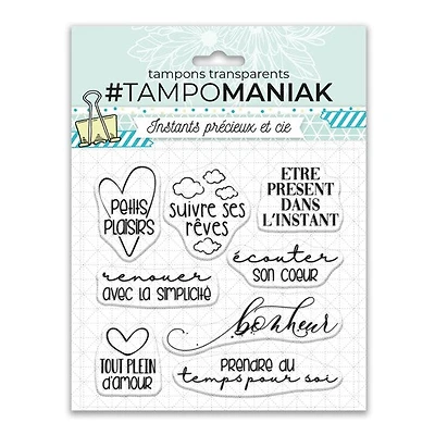 Planche de tampons transparents - suivre ses rêves