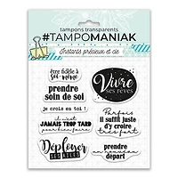 Planche de tampons transparents - soi-même