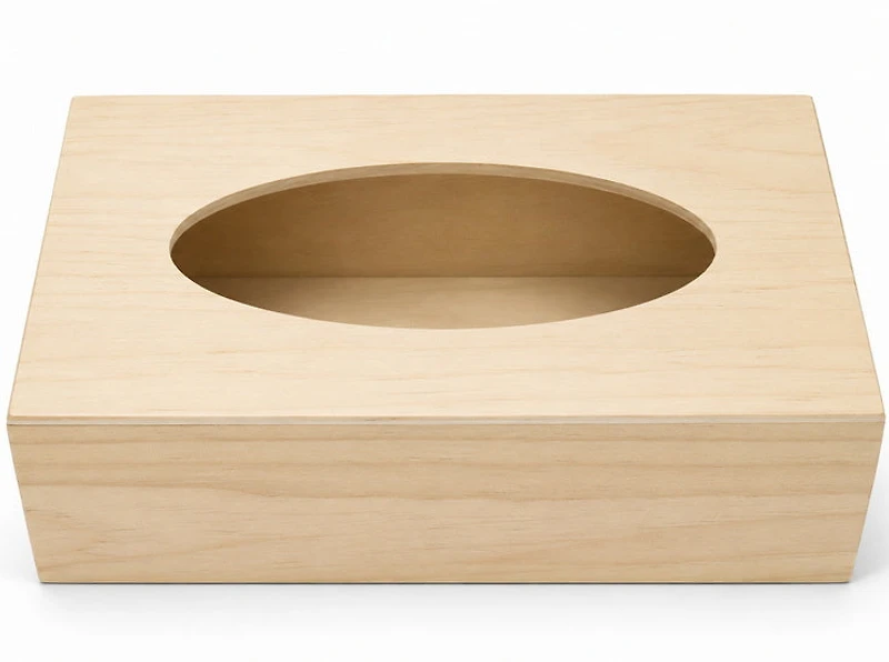 Boîte à mouchoirs bois