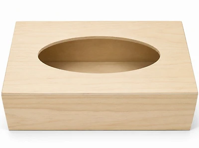 Boîte à mouchoirs bois