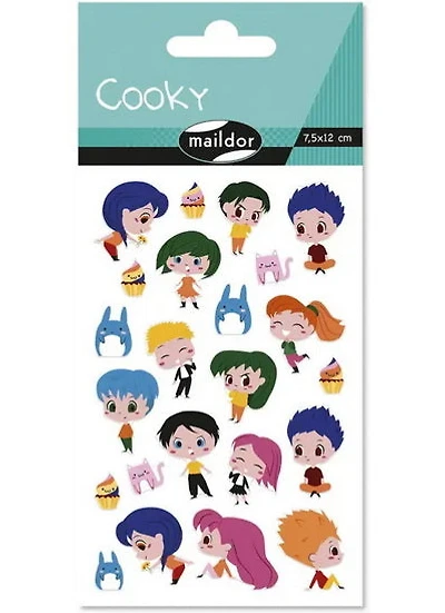 Autocollants *cooky* manga