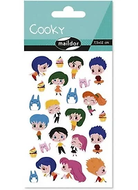 Autocollants *cooky* manga