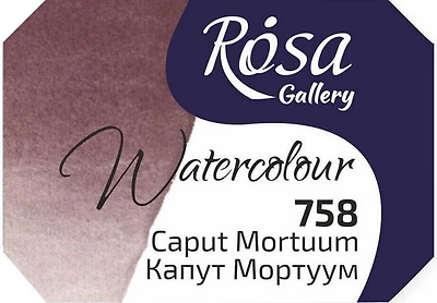Aquarelle qualité beaux-arts 2.5 ml - caput mortum