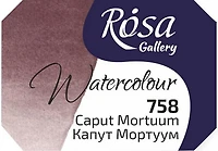 Aquarelle qualité beaux-arts 2.5 ml - caput mortum